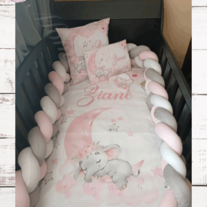 Moon elephant duvet set