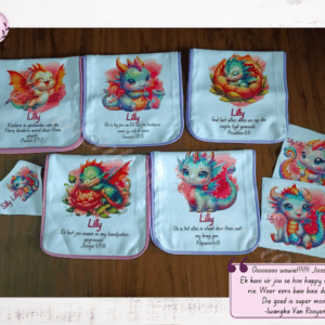 Dragon burp cloth combo