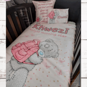 Pink Tatty teddy backpack duvet set