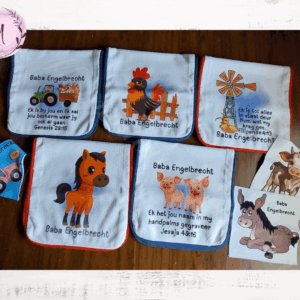 Farm burp cloth combo