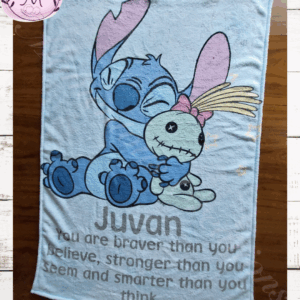Stitch fleece blanket