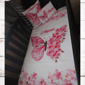 Floral Butterfly duvet set