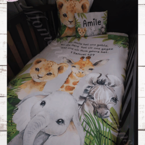 Grey Safari duvet set