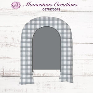 Grey Checked baby nest