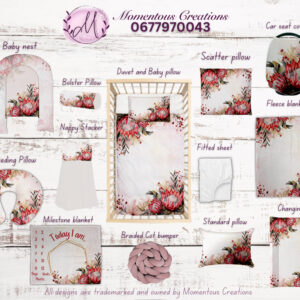 Pink Protea duvet set