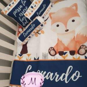 Orange Fox woodlands duvet set